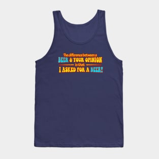 Beer Opinion (Worn) Tank Top